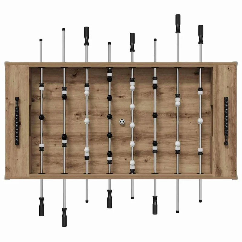 Foosball Table Artisan Oak 146.5 x 74 x 85 cm Engineered Wood