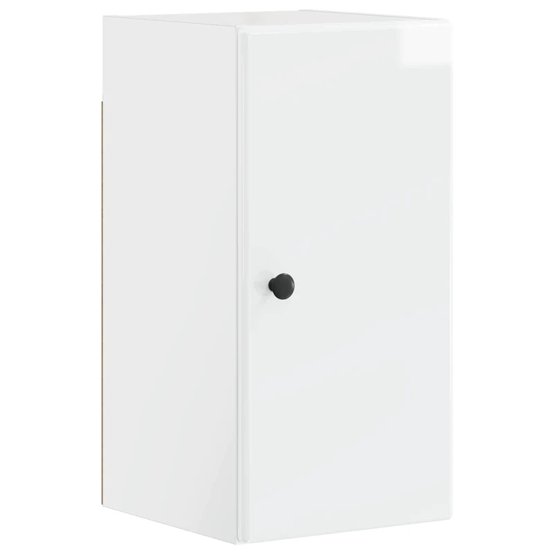4 Piece Bathroom Cabinet Set BREDA High Gloss White
