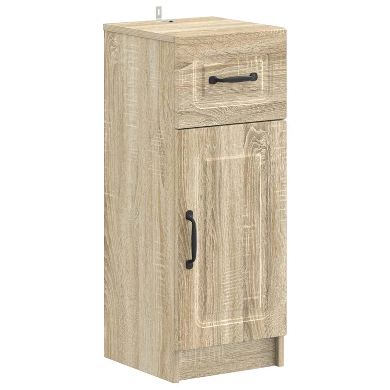 4 Piece Bathroom Cabinet Set UTRECHT Sonoma Oak Engineered Wood