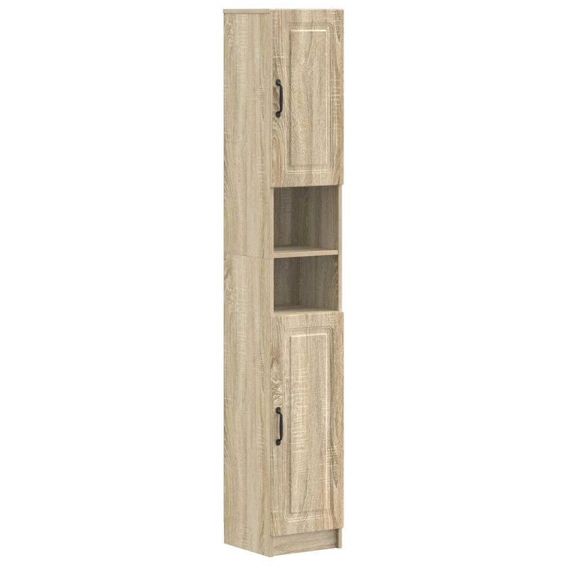 4 Piece Bathroom Cabinet Set UTRECHT Sonoma Oak Engineered Wood