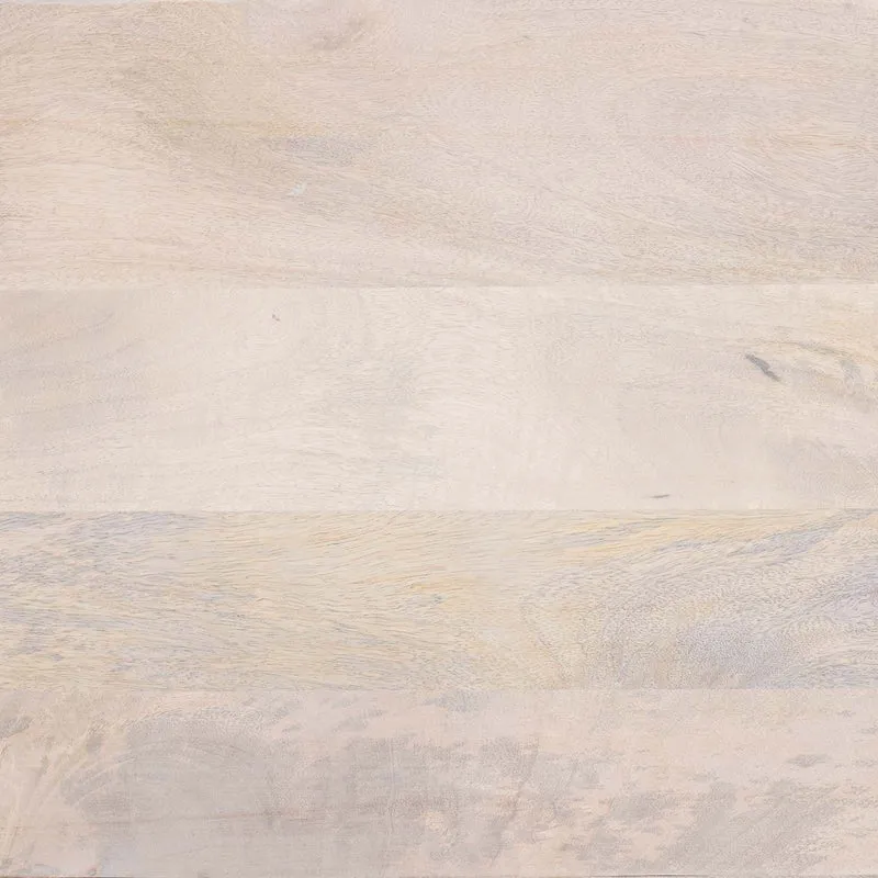 285964 vidaXL Dining Table 180x90x76 cm Solid Bleached Mango Wood