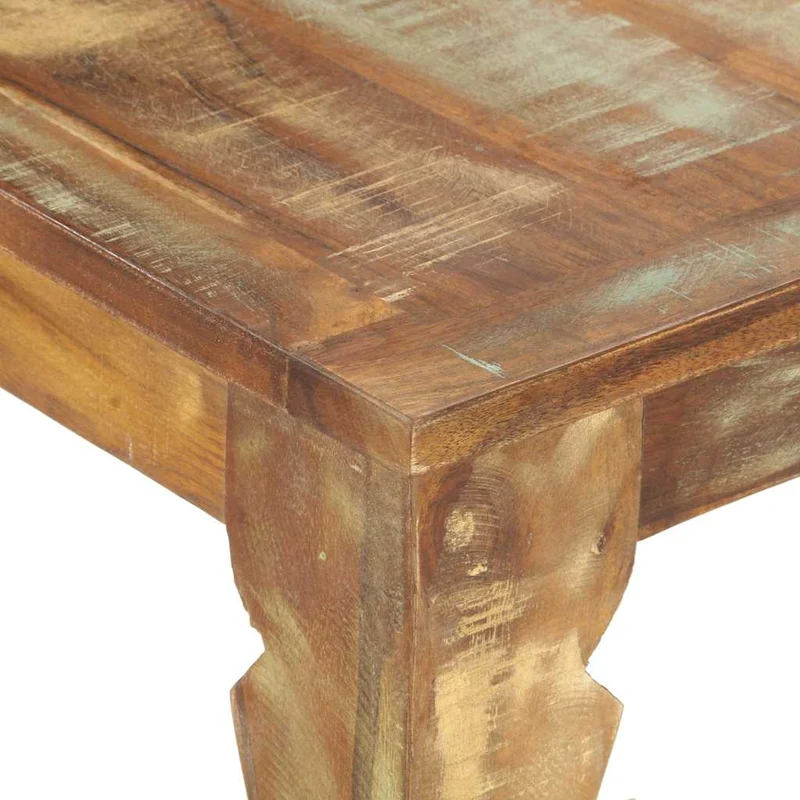 286490 vidaXL Dining Table 160x80x76 cm Solid Reclaimed Wood