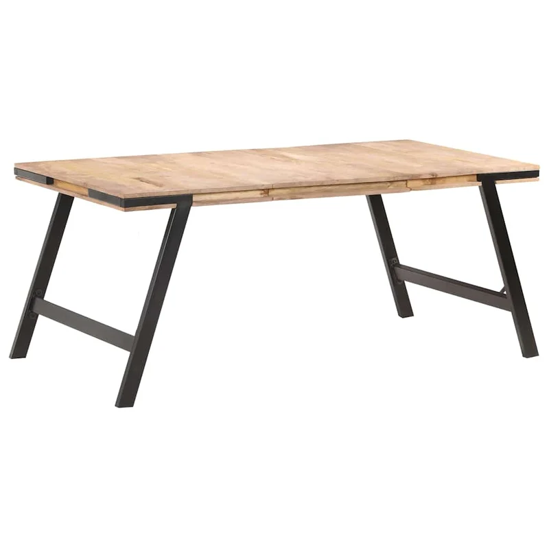 288119 vidaXL Dining Table 180x90x76 cm Solid Mango Wood
