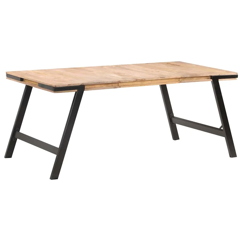 288119 vidaXL Dining Table 180x90x76 cm Solid Mango Wood