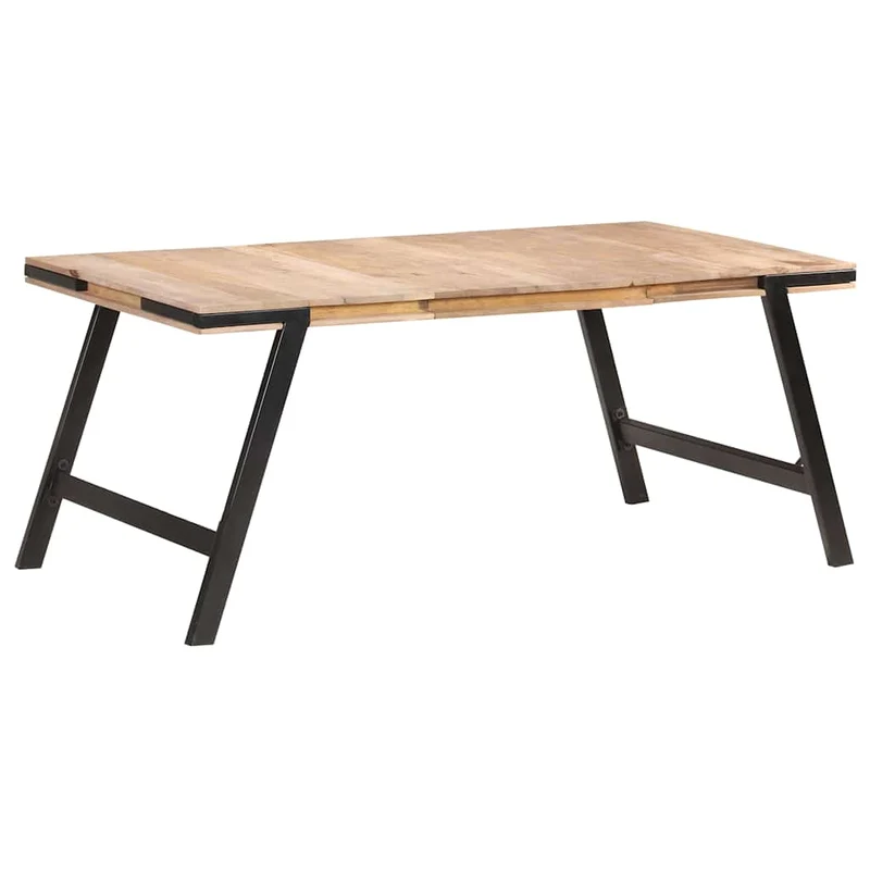 288119 vidaXL Dining Table 180x90x76 cm Solid Mango Wood