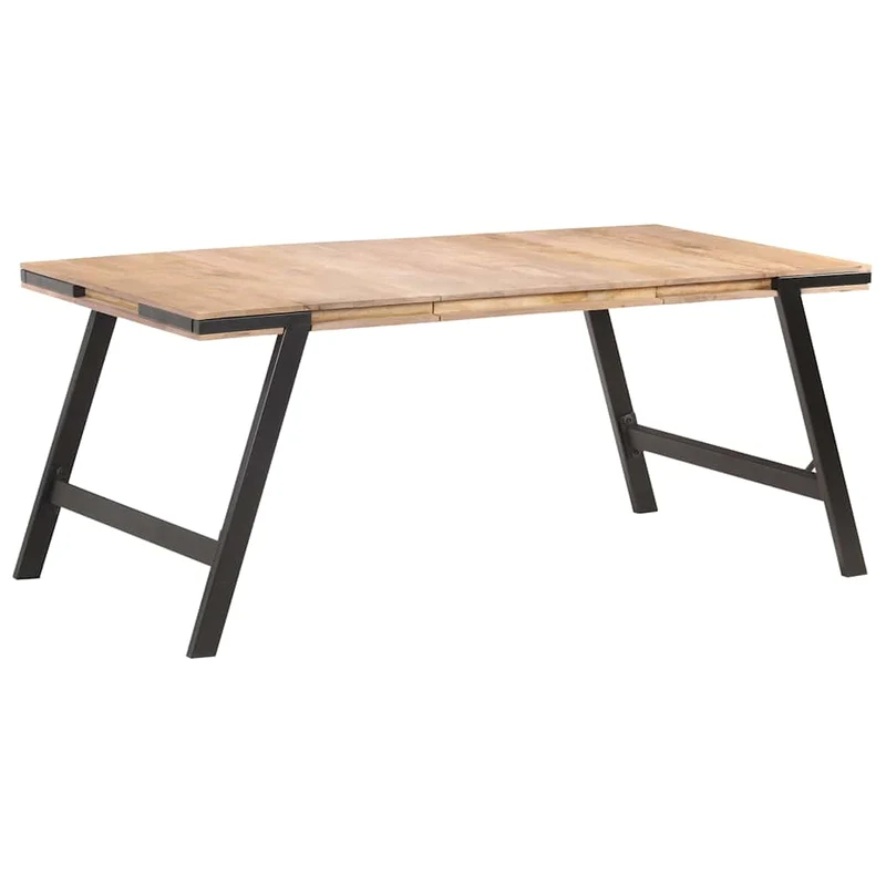 288119 vidaXL Dining Table 180x90x76 cm Solid Mango Wood