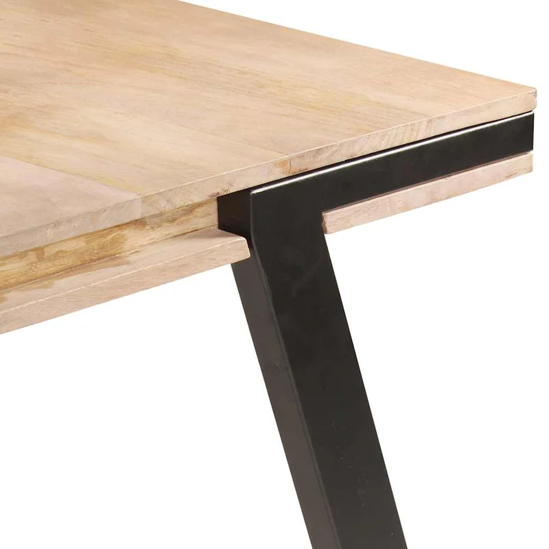 288119 vidaXL Dining Table 180x90x76 cm Solid Mango Wood