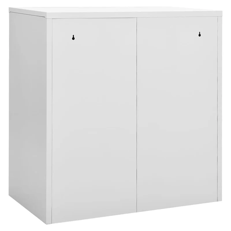 Locker Cabinets 2 pcs Light Grey and Blue 90x45x92,5 cm Steel