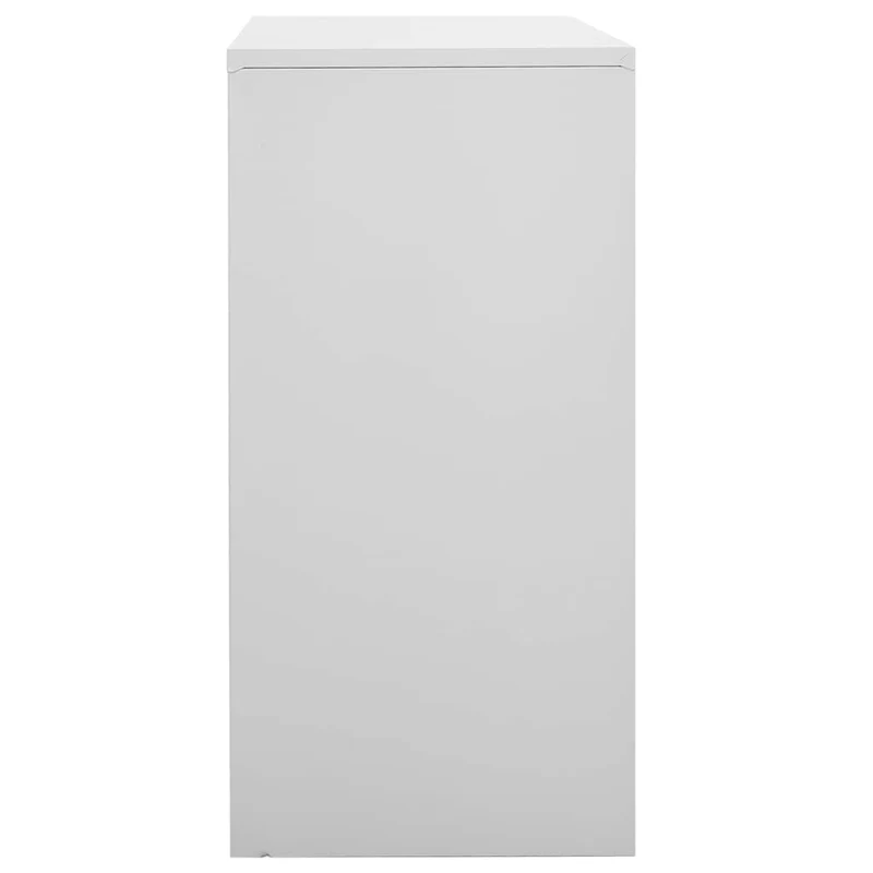 Locker Cabinets 2 pcs Light Grey 90x45x92,5 cm Steel