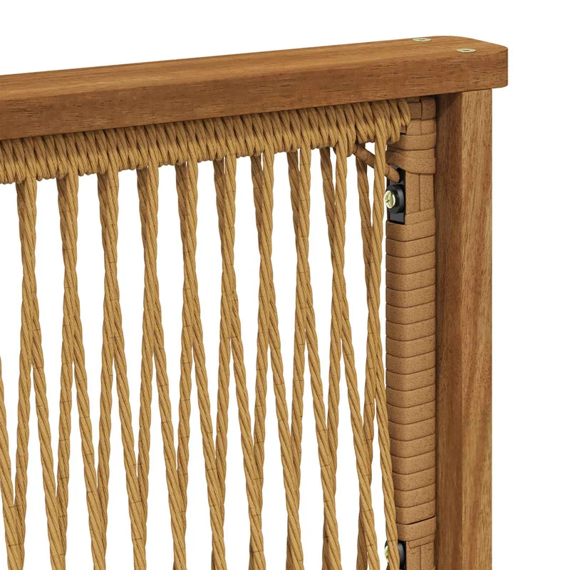 Outdoor Sofa Set 4 pcs Natural Solid Acacia Wood