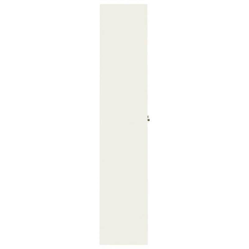 File Cabinet White 90x40x200 cm Steel