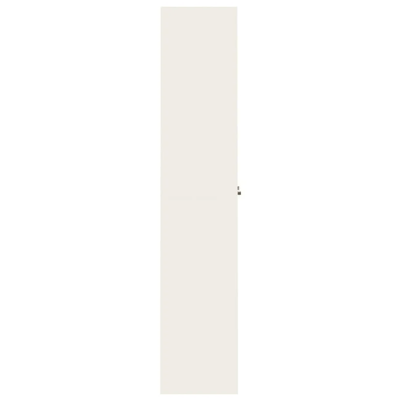 File Cabinet White 105x40x180 cm Steel