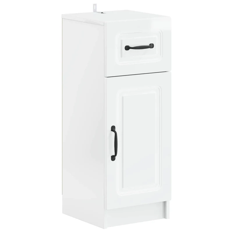 4 Piece Bathroom Cabinet Set UTRECHT High Gloss White