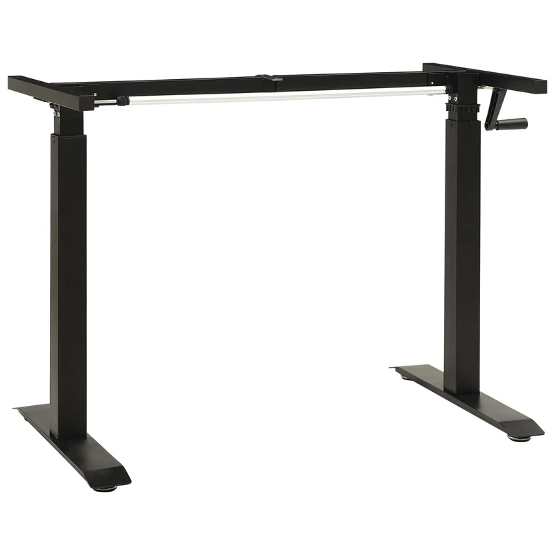 Desk with Storage Black and Natural 120 x 60 cm Solid Oak Wood