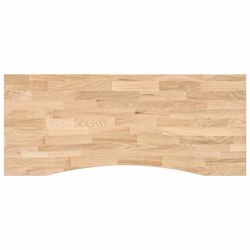 Desk with Storage Black and Natural 120 x 60 cm Solid Oak Wood