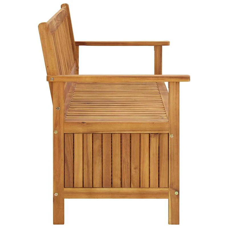 310280 vidaXL Garden Storage Bench 148 cm Solid Acacia Wood