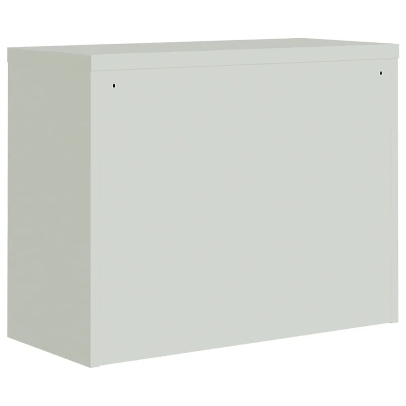 File Cabinet Light Grey 90x40x110 cm Steel