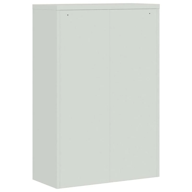 File Cabinet Light Grey 90x40x180 cm Steel