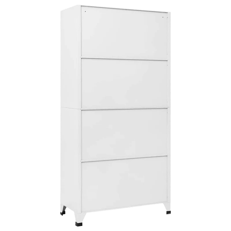 Locker Cabinet Light Grey and Dark Grey 90x45x180 cm Steel