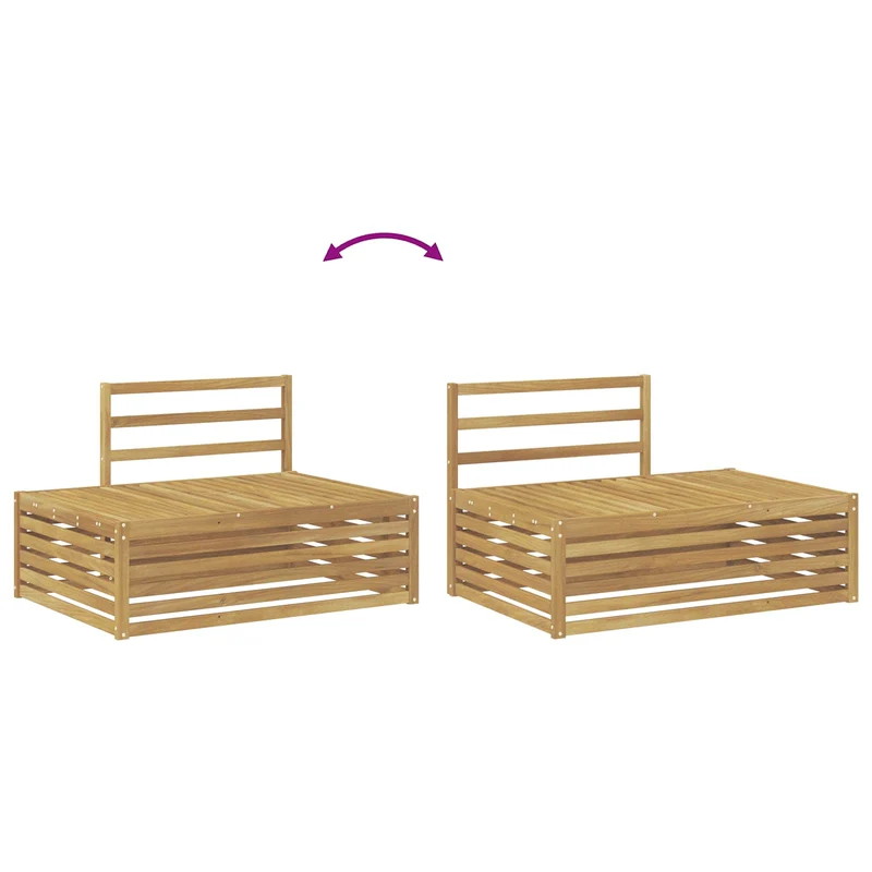 4 pcs Outdoor Sofa Set White