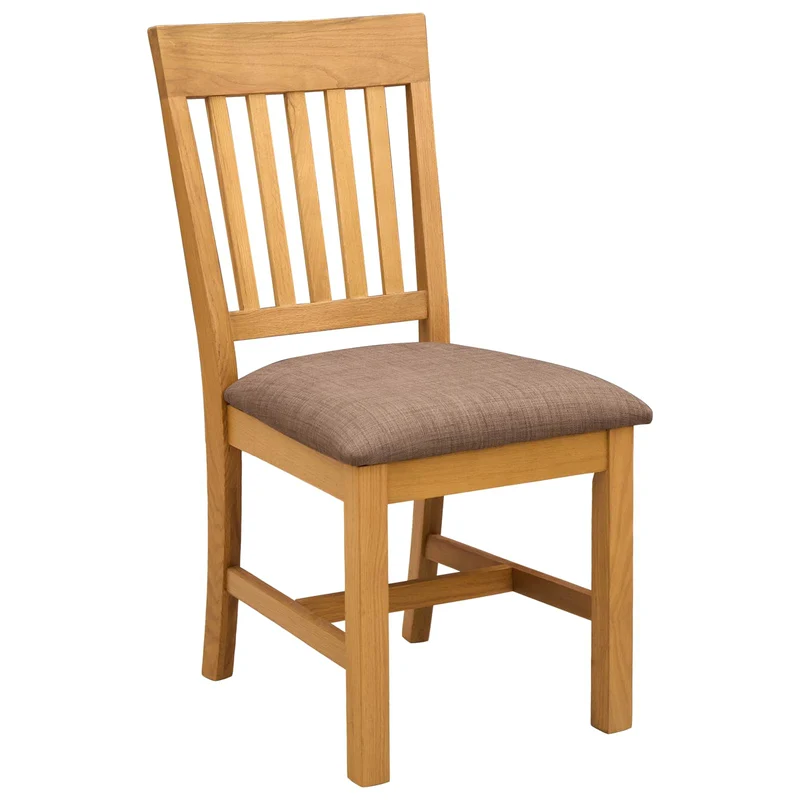 Dining Set 3 pcs Grey Solid Oak Wood