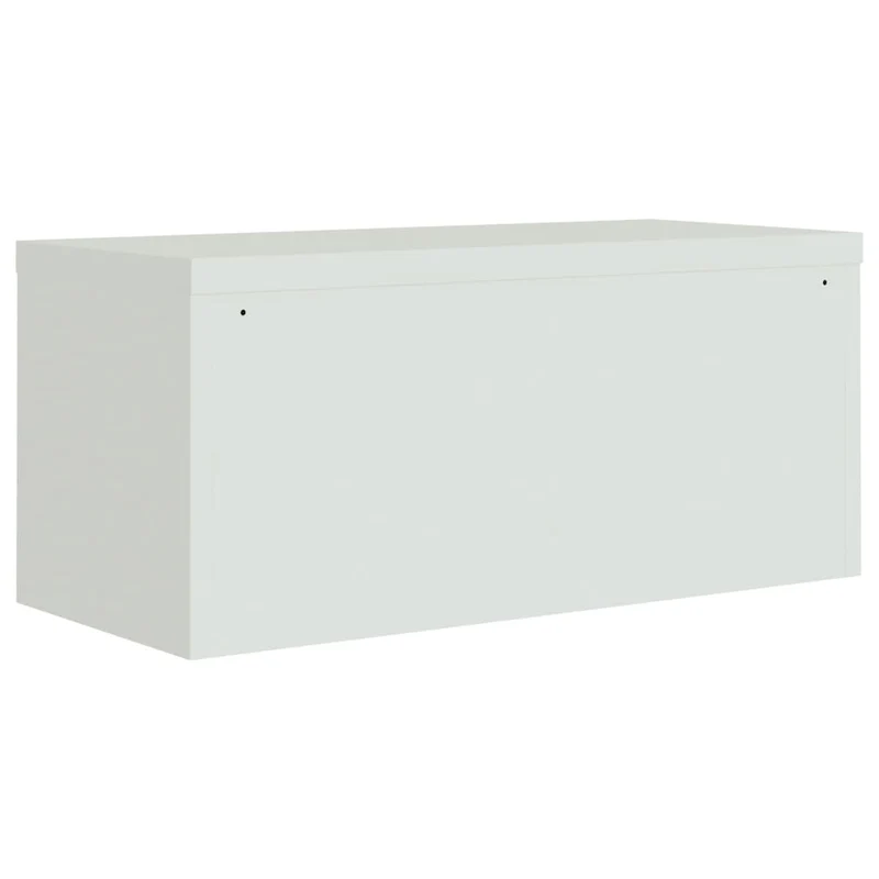 File Cabinet Light Grey 90x40x220 cm Steel