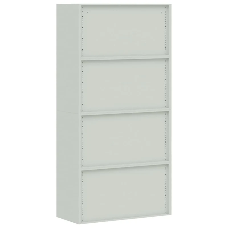 File Cabinet Light Grey 90x40x220 cm Steel