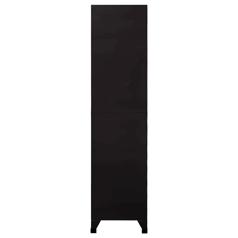 Locker Cabinet Black 90x40x180 cm Steel