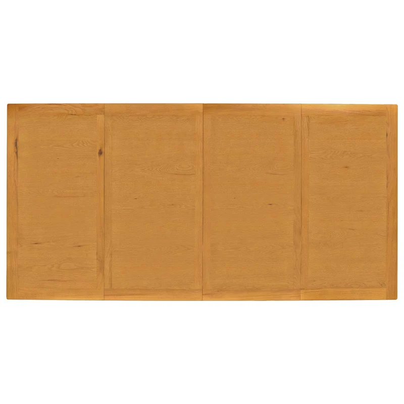 Dining Table 200 x 100 x 75 cm Solid Oak Wood Natural