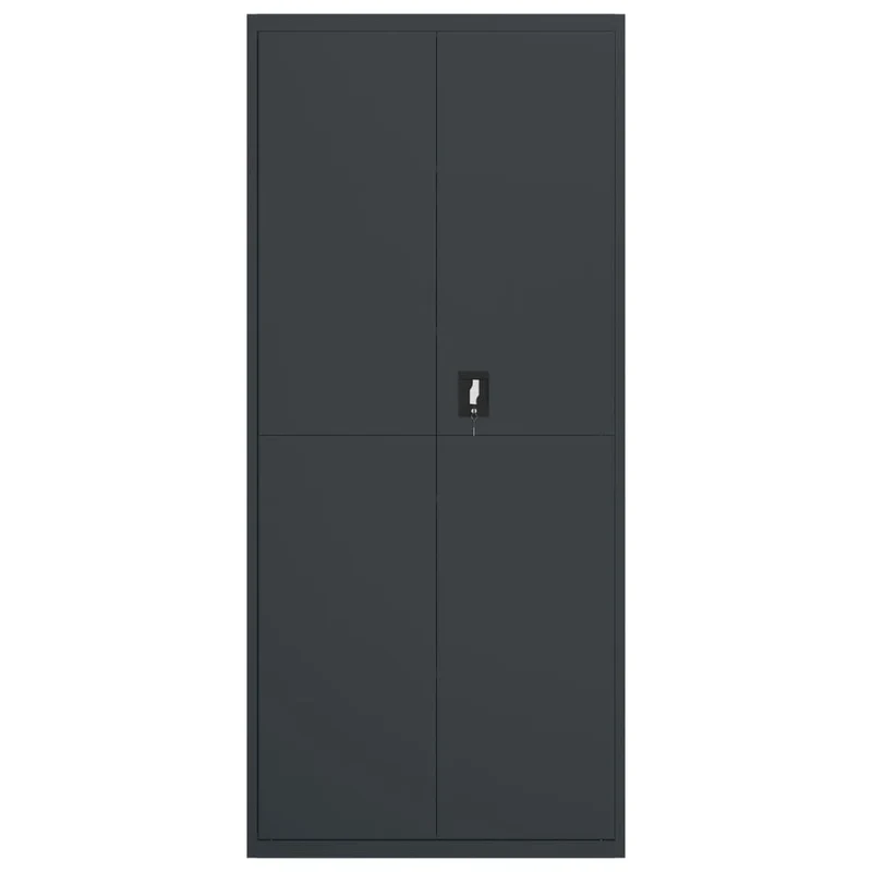File Cabinet Anthracite 90x40x240 cm Steel