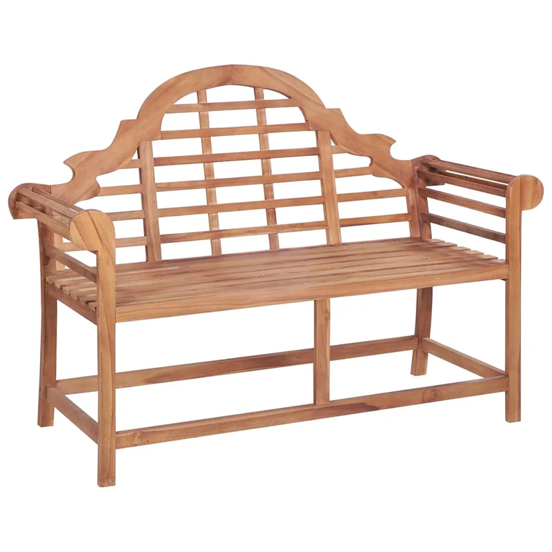 319152 vidaXL Garden Bench 127x58,5x92,5 cm Solid Wood Teak