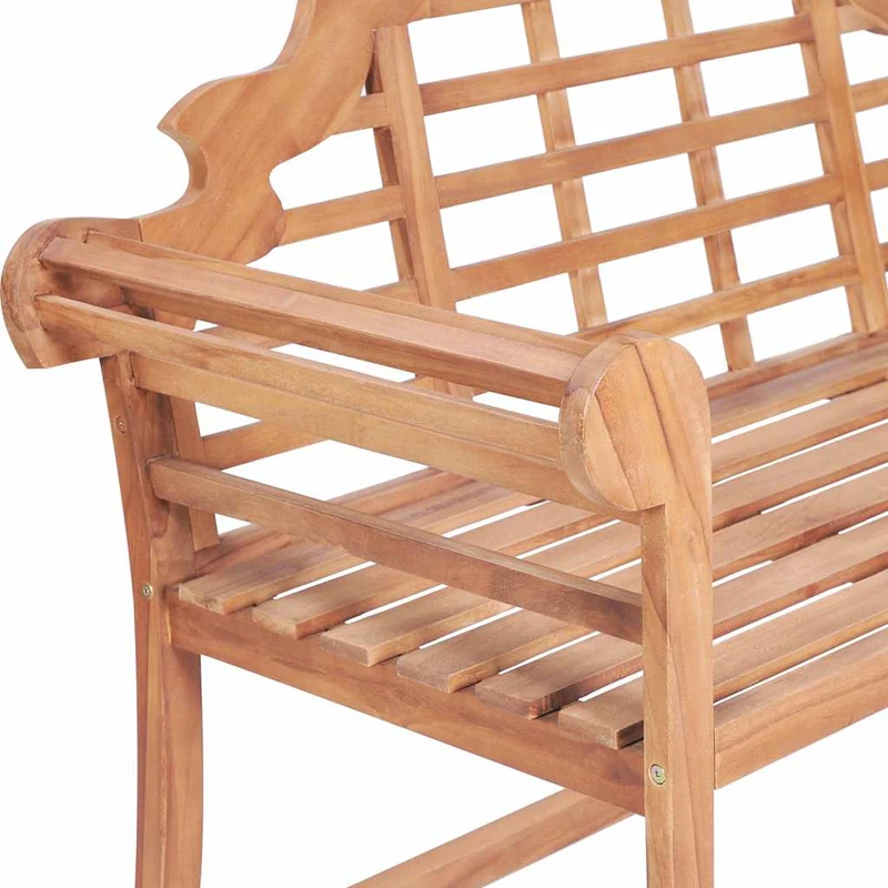 319152 vidaXL Garden Bench 127x58,5x92,5 cm Solid Wood Teak