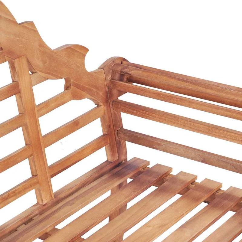 319152 vidaXL Garden Bench 127x58,5x92,5 cm Solid Wood Teak