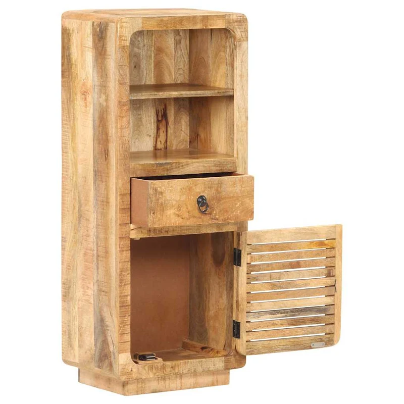 Highboard 45x32x110 cm Rough Mango Wood