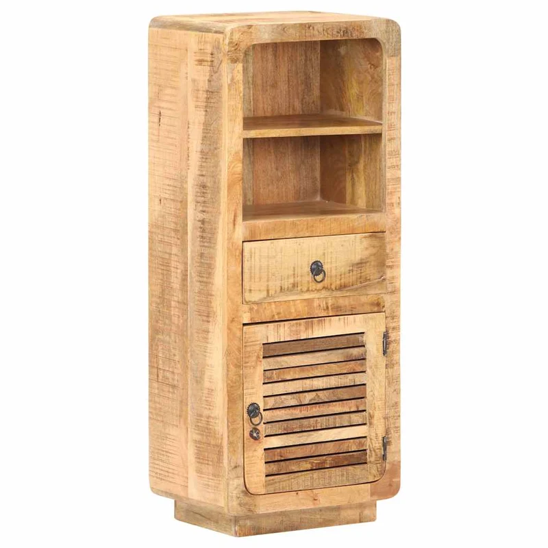 Highboard 45x32x110 cm Rough Mango Wood