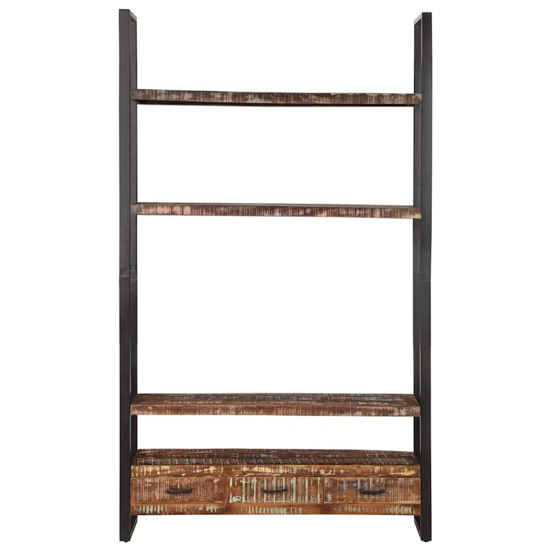 321054 vidaXL Bookshelf 118x30x200 cm Solid Reclaimed Wood