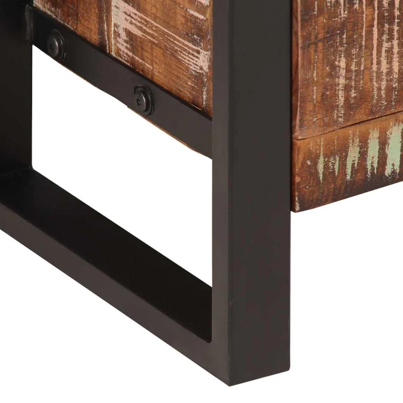 321054 vidaXL Bookshelf 118x30x200 cm Solid Reclaimed Wood