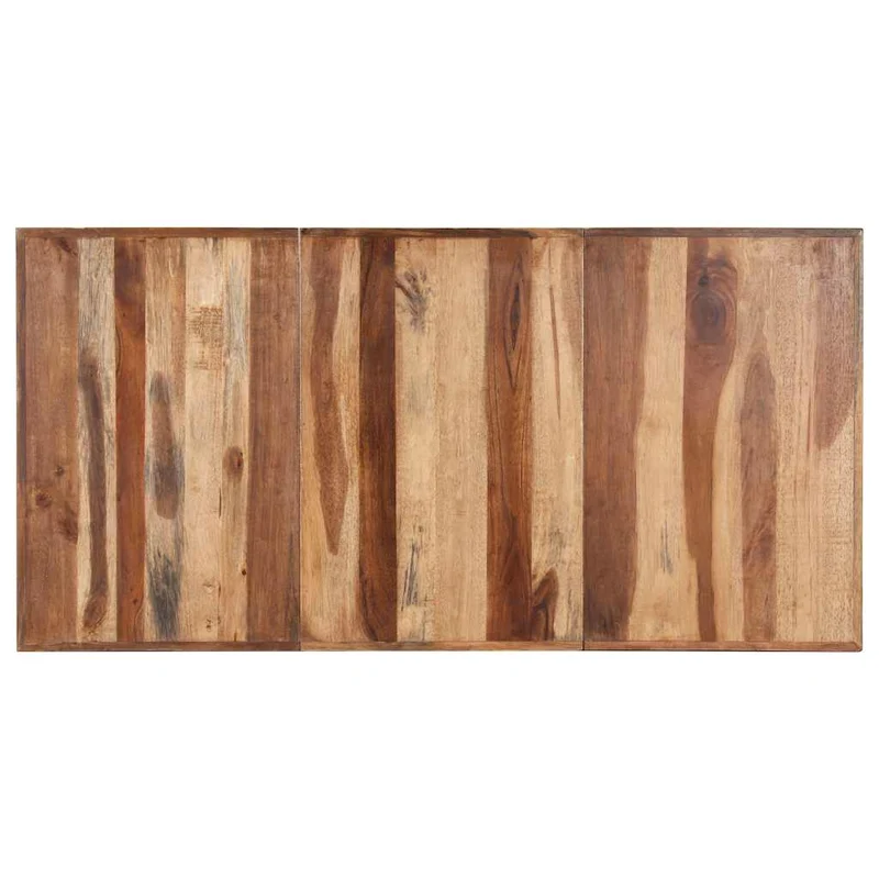 321547 vidaXL Dining Table 160x80x75 cm Solid Wood with Honey Finish
