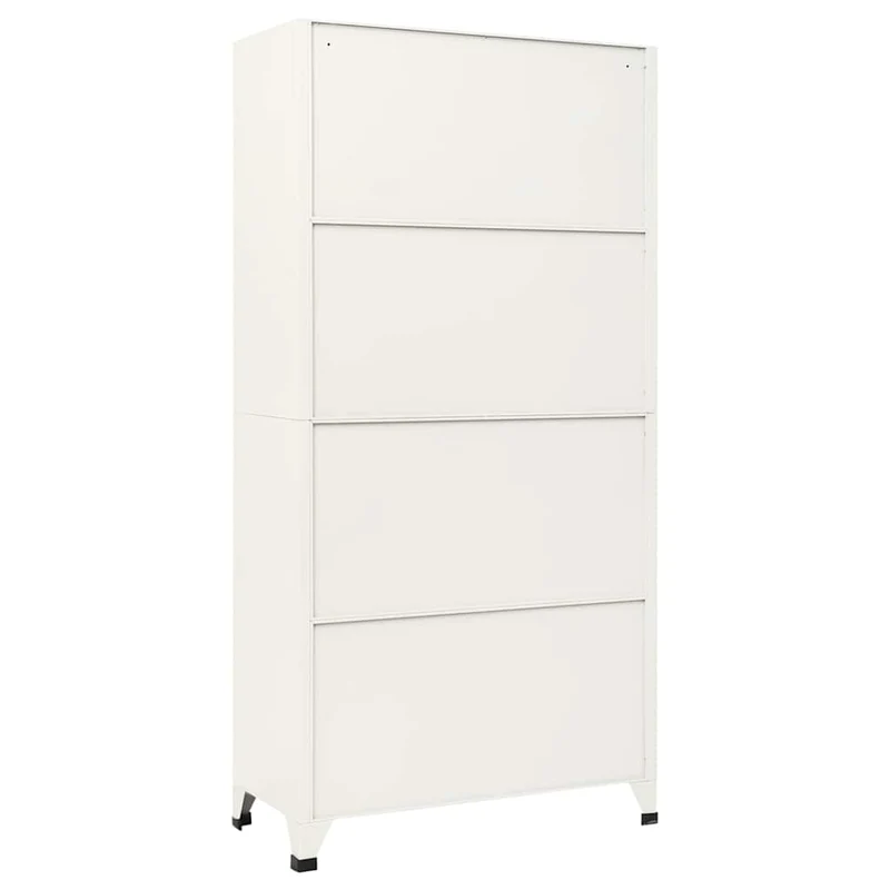 Locker Cabinet Grey and Blue 90x40x180 cm Steel