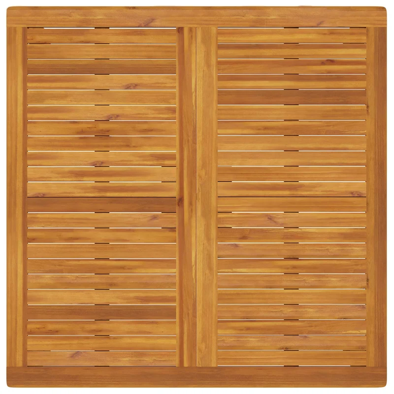 Garden Dining Set Natural Solid Acacia Wood