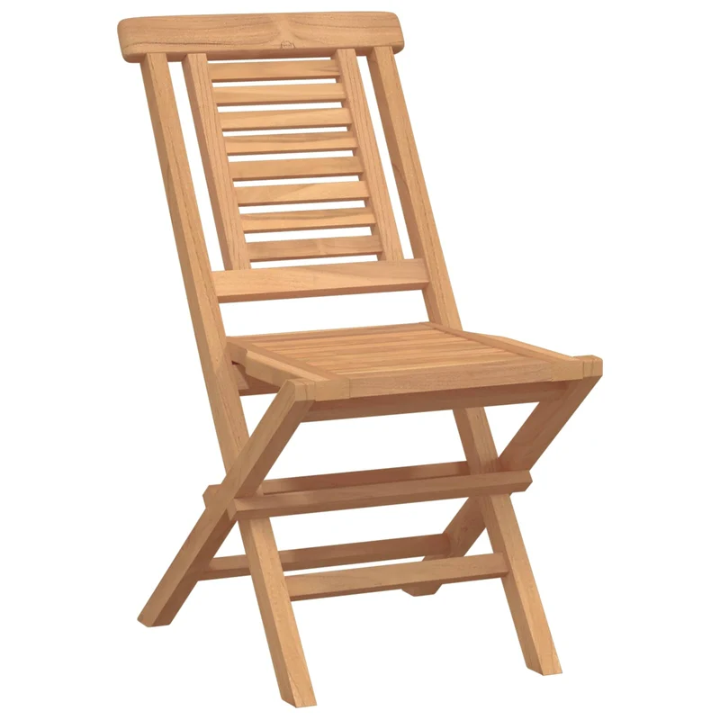 Garden Set 5 pcs Brown Soild Teak Wood