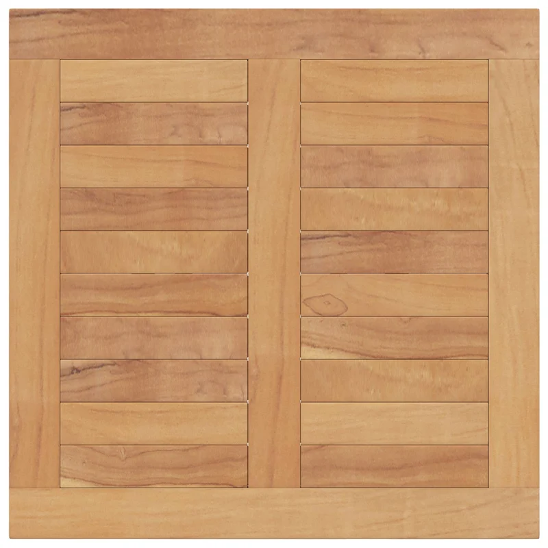 Garden Set 5 pcs Brown Soild Teak Wood