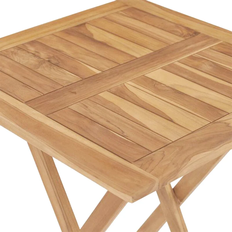 Garden Set 5 pcs Brown Soild Teak Wood