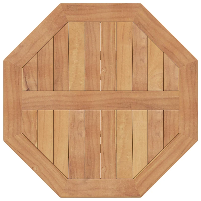 Garden Set 5 pcs Brown Soild Teak Wood