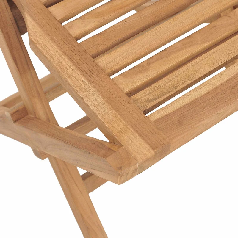 Garden Set 5 pcs Brown Soild Teak Wood