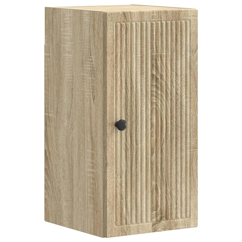 4 Piece Bathroom Cabinet Set EDE Sonoma Oak Engineered Wood
