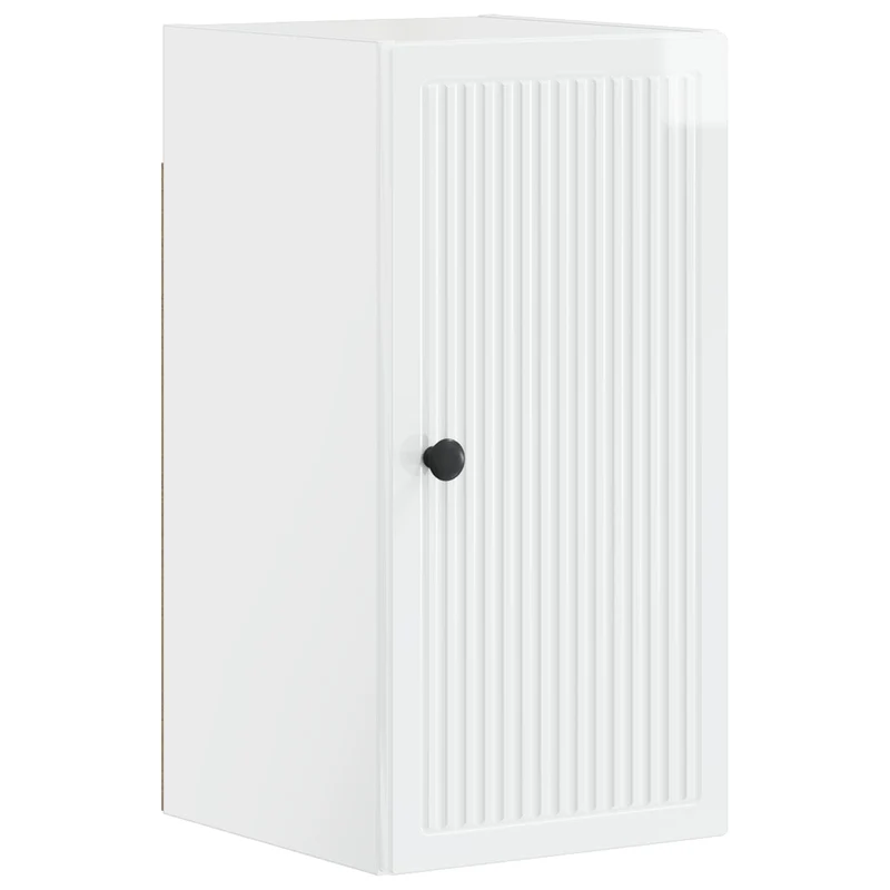 4 Piece Bathroom Cabinet Set EDE High Gloss White