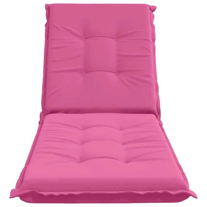 Sunlounger Cushion GEMERT 100% Polyester Pink 190 x 60 x 9 cm