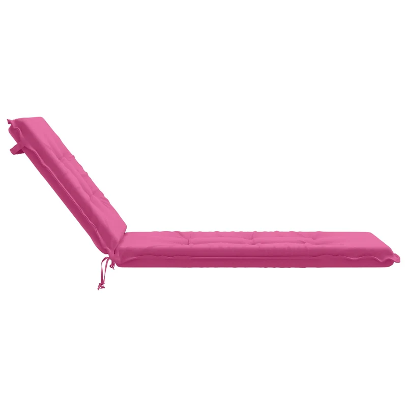 Sunlounger Cushion GEMERT 100% Polyester Pink 190 x 60 x 9 cm