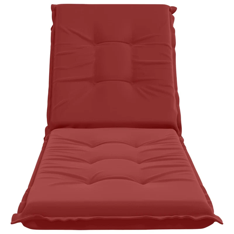 Sunlounger Cushion GEMERT 100% Polyester Wine Red